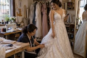 Todo comenzó con un vestido de novia arruinado a solo diez días de la boda